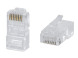 Коннектор Cabeus 8P8C-C6-FC (RJ45, CAT.6, сквозной) (10795c)
