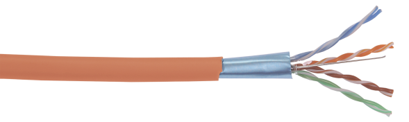 Кабель ITK LC1-C5E04-327 (F/UTP, CAT.5E, LSZH, 305 м, оранжевый)