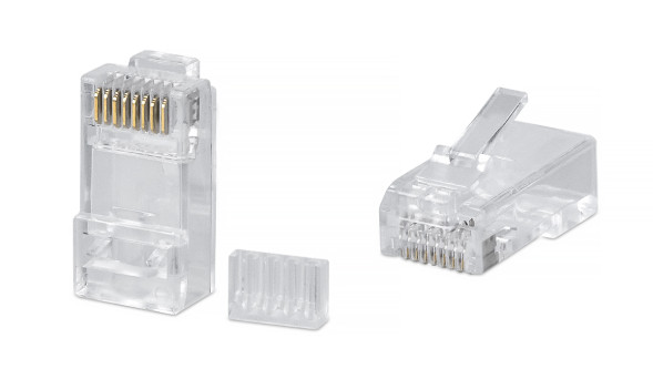 Коннектор Cabeus 8P8C-C6-TWP (RJ45, CAT.6, со вставкой) (7778c)