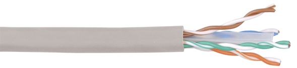 Кабель ITK LC1-C604-111 (U/UTP, CAT.6, PVC, 305 м, серый)