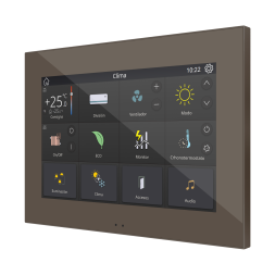 Панель управления Zennio Z70 v2 (ZVIZ70V2M) (Мокка)