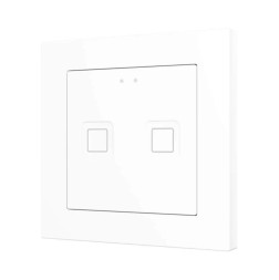 Выключатель Zennio Tecla RGB 55 X2 (ZVITR55X2W) (Белый)