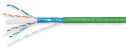 Кабель Cabeus FTP-4P-Cat.6-SOLID-LSLTx-GN-50 (12205c-6) (F/UTP, CAT.6, LSLTx, 50 м, зеленый)