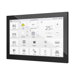 Панель управления Zennio Z100 (ZVIZ100A) (Антрацит)