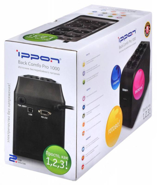 ИБП Ippon Back Comfo Pro 1000