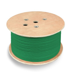 Кабель Cabeus FTP-4P-Cat.6-SOLID-LSLTx-GN (12205c) (F/UTP, CAT.6, LSLTx, 305 м, зеленый)