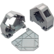 Бокс на DIN-рейку Lanmaster LAN-DRF-10K/BX-GY (1 x Keystone Jack, серый)