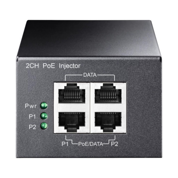 PoE-инжектор Cudy POE220 (2 x RJ45 1G Data, 2 x RJ45 1G PoE + Data)