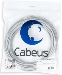 Кабель Cabeus UTP-4P-Cat.5e-SOLID-LSZH-GY-20 (9776c-8) (U/UTP, CAT.5E, LSZH, 20 м, серый)