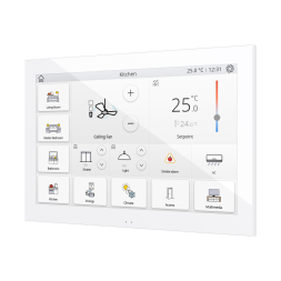 Панель управления Zennio Z100 (ZVIZ100W) (Белый)