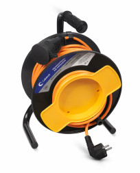Удлинитель Cabeus EC-GC-2.2-G-50 (11805c) (2200 Вт, 50 м, кабель ПВС, на катушке, с заземлением)