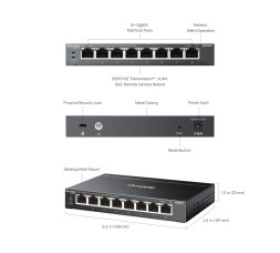 Коммутатор TP-Link Omada ES208GP