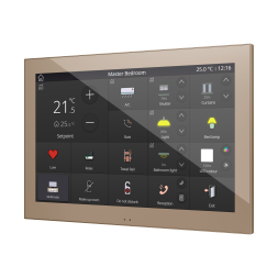 Панель управления Zennio Z100 (ZVIZ100C) (Шампань)