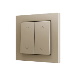 KNX-кнопка Zennio ZS55 ZS552PB4SHC (Шампань, Жалюзи)