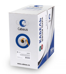 Кабель Cabeus UTP-4P-Cat.5e-SOLID-LSZH-OR-LIGHT (10993c) (U/UTP, CAT.5E, LSZH, 305 м, оранжевый)