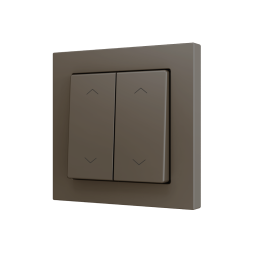 KNX-кнопка Zennio ZS55 ZS552PB4SHM (Мокка, Жалюзи)