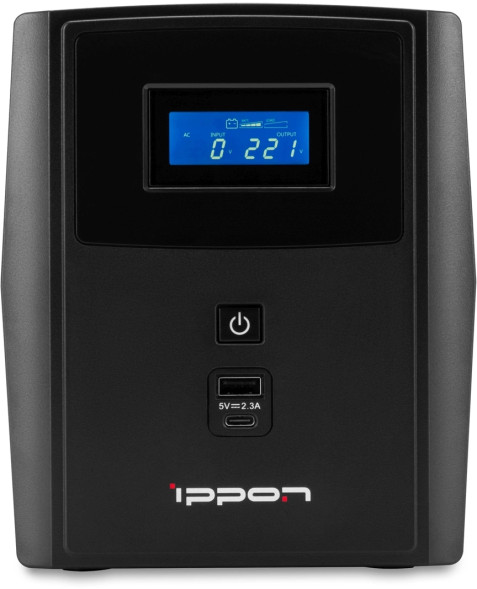 ИБП Ippon Smart Power Pro II Euro 1200 (1029740) (линейно-интерактивный, однофазный, 720 Вт)
