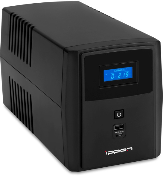 ИБП Ippon Smart Power Pro II Euro 1200 (1029740) (линейно-интерактивный, однофазный, 720 Вт)