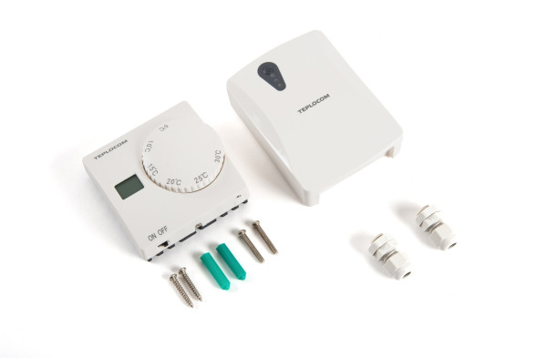 Термостат комнатный Бастион TEPLOCOM TS-2AA/3A RF2 (929)