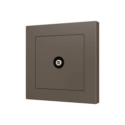 Накладка на аудиорозетку Zennio ZS55 830002703 (Мокка)
