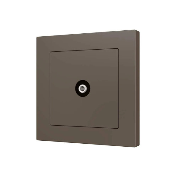 Накладка на аудиорозетку Zennio ZS55 830002703 (Мокка)