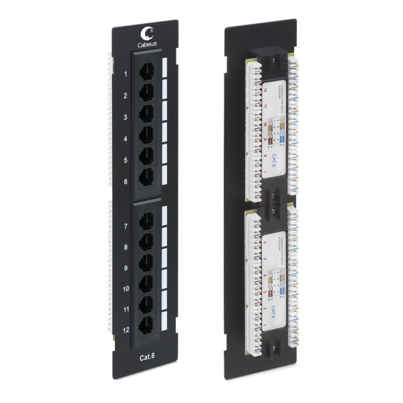 Патч-панель Cabeus PL-12-Cat.6-WL-Dual (7954c)