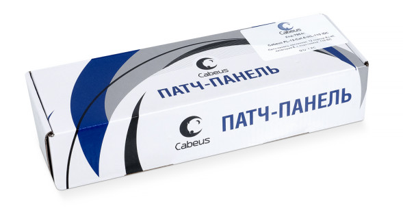 Патч-панель Cabeus PL-12-Cat.6-WL-Dual (7954c)