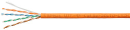 Кабель Cabeus UTP-4P-Cat.5e-SOLID-LSZH-100 (7170c-5) (U/UTP, CAT.5E, LSZH, 100 м, оранжевый)