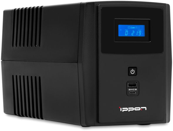 ИБП Ippon Smart Power Pro II Euro 1600 (1029742) (линейно-интерактивный, однофазный, 960 Вт, Tower)