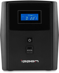 ИБП Ippon Smart Power Pro II Euro 1600 (1029742) (линейно-интерактивный, однофазный, 960 Вт)