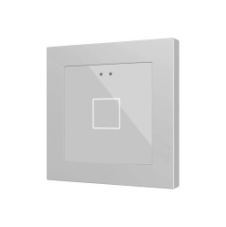 Выключатель Zennio Flat RGB 55 X1 (ZVIFR55X1S) (Серебро)