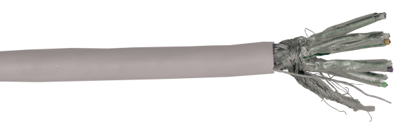 Кабель ITK LC1-C6A04-611 (S/FTP, CAT.6, LSZH, 305 м, серый)