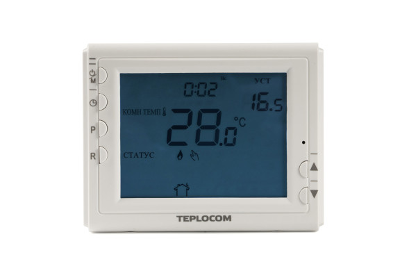 Термостат комнатный Бастион TEPLOCOM TS-PROG-2AA/8A (912)