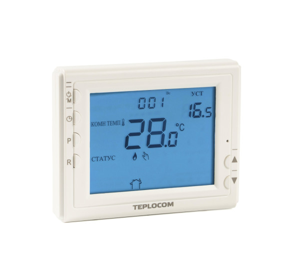 Термостат комнатный Бастион TEPLOCOM TS-PROG-2AA/8A (912)