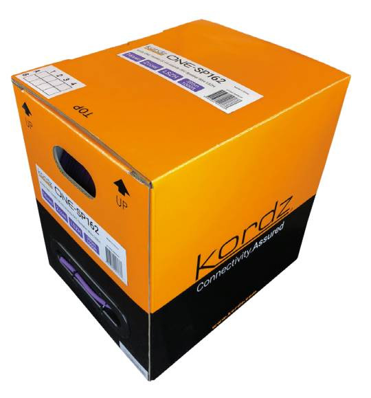 Акустический кабель Kordz One Speaker Cable ONE-SP162 K11402-305M-YL (305 м, желтый)