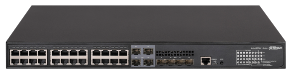 Коммутатор Dahua DH-AS5500-24GT4XF-370 (24 x RJ45 1G, 4 x SFP 10G, PoE 370 W)