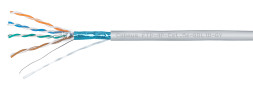 Кабель Cabeus FTP-4P-Cat.5e-SOLID-LSZH-GY-100 (10441c-5) (F/UTP, CAT.5E, LSZH, 100 м, серый)