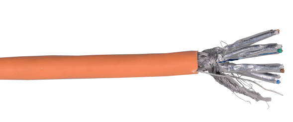 Кабель ITK LC1-C6A04-627 (S/FTP, CAT.6A, LSZH, 305 м, оранжевый)