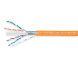 Кабель Cabeus UTP-4P-Cat.6a-SOLID-LSZH-OR-500 (11374c-2) (U/UTP, CAT.6A, LSZH, 500 м, оранжевый)