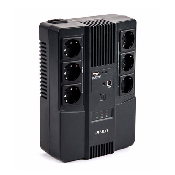 ИБП Бастион SKAT-UPS 600-AI-IN-1x7 (8998) (линейно-интерактивный, однофазный, 360 Вт)