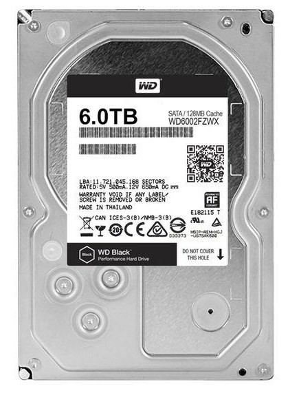 Жесткий диск Western Digital Black WD6002FZWX 6 Tb 7200 RPM SATA 3.0