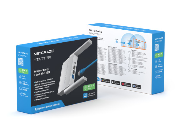 Wi-Fi роутер Netcraze Starter (NC-1121)