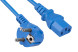 Кабель силовой оконцованный Cabeus PC-186-VDE-1.8M-BL (12021c) (C13–Schuko, 6 A, 3x0.75 мм², 1.8 м, синий)