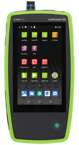 Тестер кабельный NetAlly LinkRunner 10G (LR10G-200)