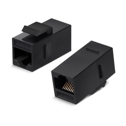 Адаптер проходной Cabeus CA-KJ-8p8c-C6 (RJ45-RJ45, CAT.6, UTP, Keystone Jack) (9681c)