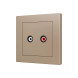 Накладка на RCA-розетку Zennio ZS55 830002304 (Шампань)