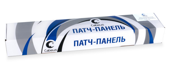 Патч-панель Cabeus PL-24-Cat.6A-SH-Dual (7653c)