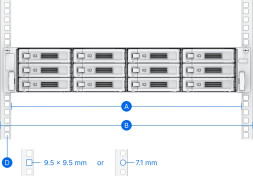 Рельсы монтажные Synology RKS-02