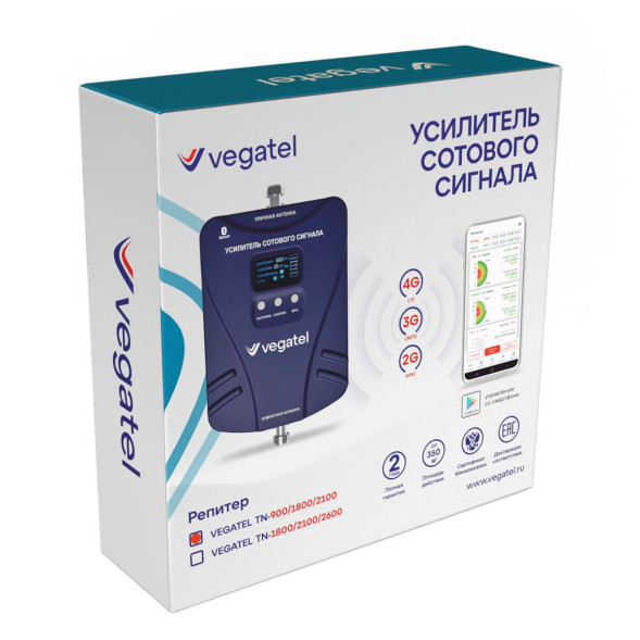 Репитер VEGATEL TN-900/1800/2100 (R90717)