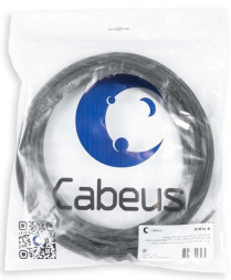Кабель Cabeus UTP-4P-Cat.5e-SOLID-LSZH-BK-20 (9781c-8) (U/UTP, CAT.5E, LSZH, 20 м, черный)